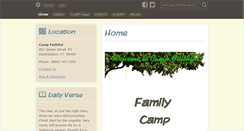 Desktop Screenshot of campfaithful.com